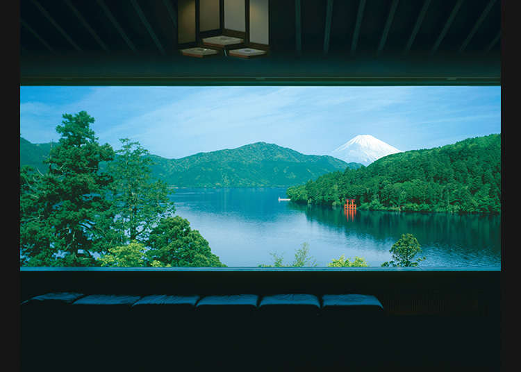 พิพิธภัณฑ์สำหรับชมภาพทิวทัศน์ของทะเลสาบอะชิได้แบบเต็มตา