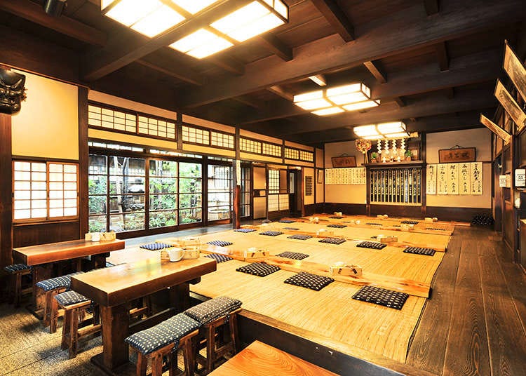 Traditional Japanese cuisine in Tokyo