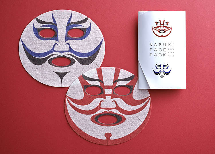Masker Wajah Kertas Berbentuk Kabuki Face