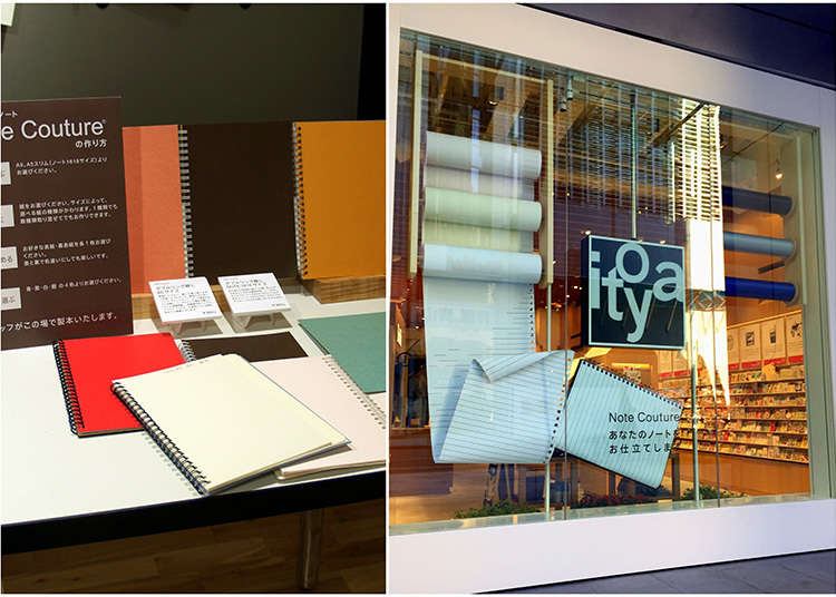 Membuat Buku Catatan Kesukaan di Ginza