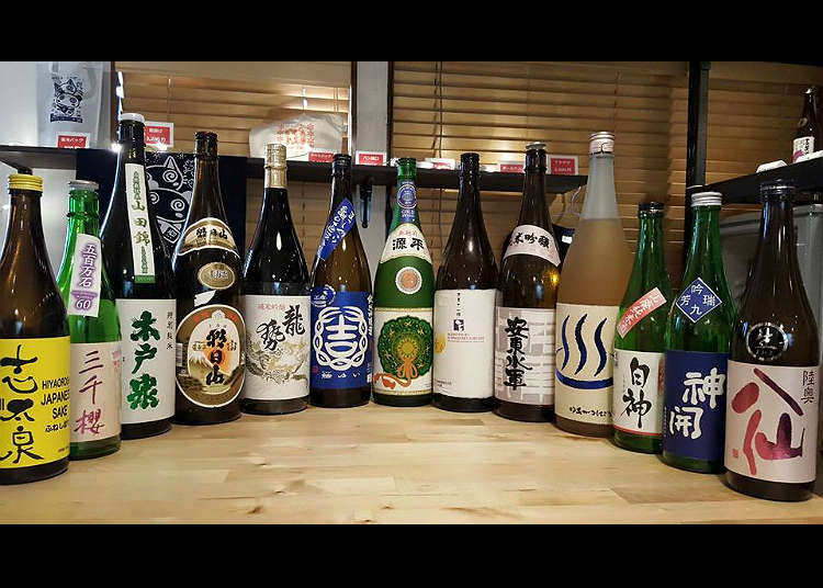 Sake hunting at SHU SAKE CORP