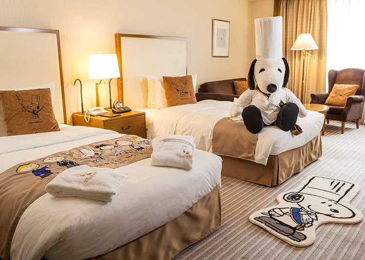 1. Imperial Hotel Tokyo: Enjoy a happy time surrounded by Snoopy