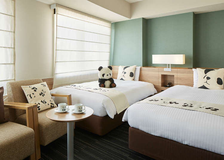 5. Mitsui Garden Hotel Ueno: A relaxing space themed by pandas