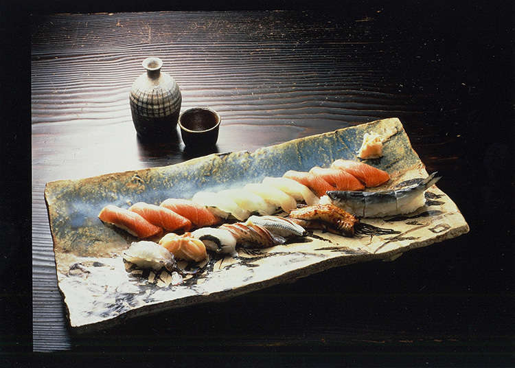 Savor prestigious sushi in Ginza