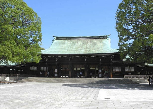 Beribadat di Meiji Jingu (Kuil Shinto Meiji) dengan cara yang betul