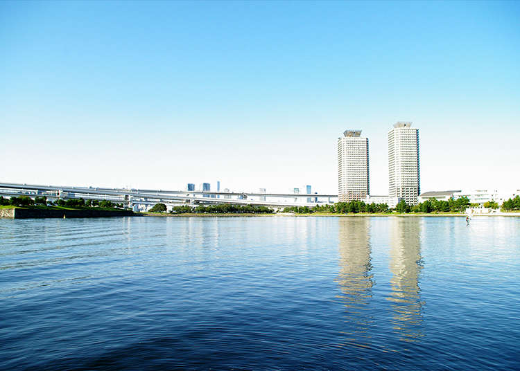 Marilah mengelilingi Odaiba buat pertama kali dengan pelan ini