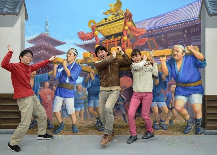 18. Snap photos with friends at Tokyo Trick Art Museum