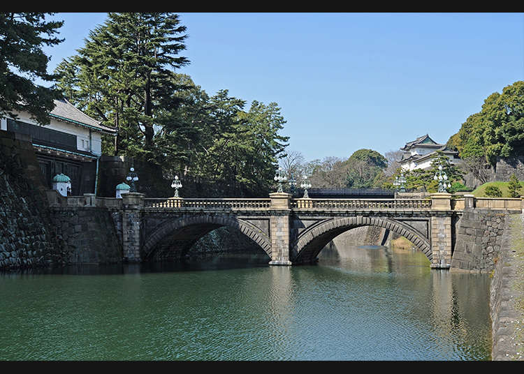 Tempat terkenal dan Nijubashi (Jambatan kembar)