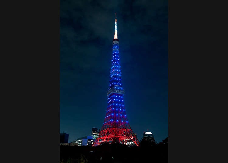 据说能看到东京塔关灯的情侣在一起会幸福的