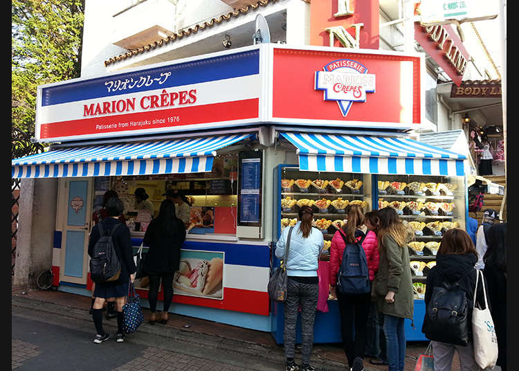 The ever-popular crepe shops!