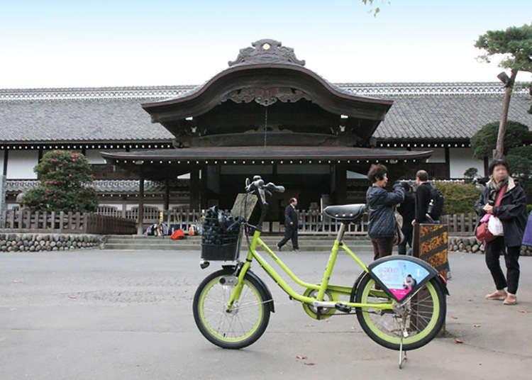 租借自行車暢遊小江戶川越