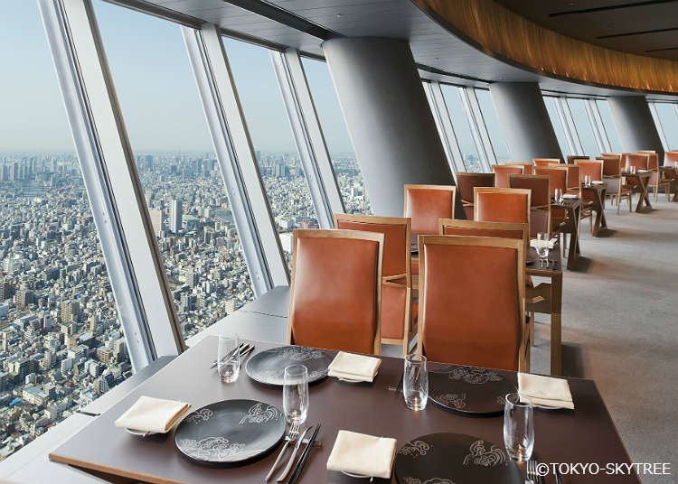 6. Tokyo Skytree Restaurants: Enjoy a Meal at Sky Restaurant 634