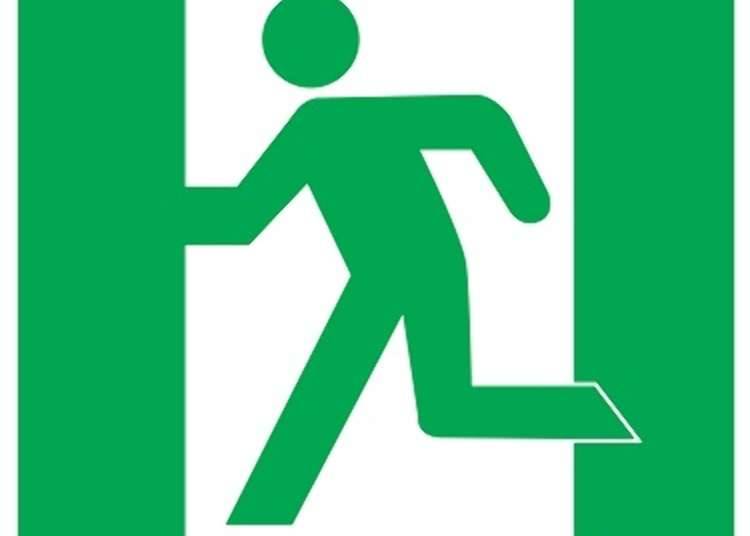 Pictograms for emergency exit