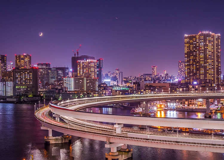 俯瞰100万美元的夜景