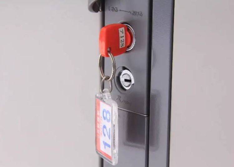 傳統投幣式鑰匙鎖置物櫃