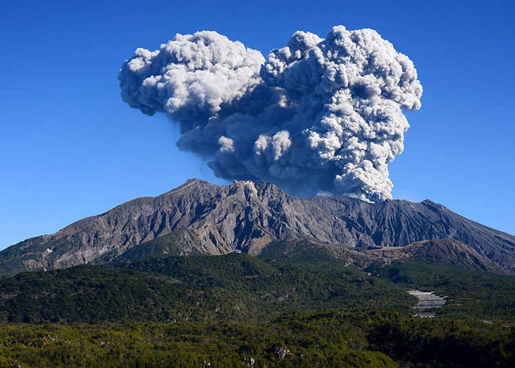 Japan: the country of frequent volcanic eruptions
