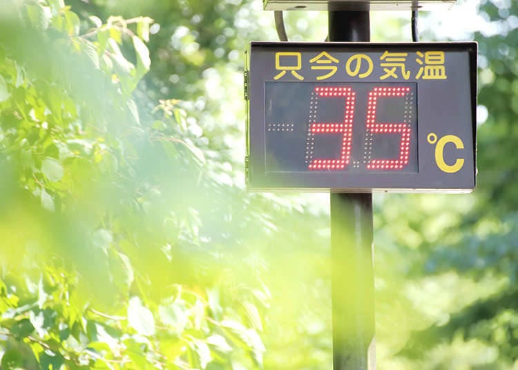ฤดูร้อนของญี่ปุ่นจะมีความชื้นสูง