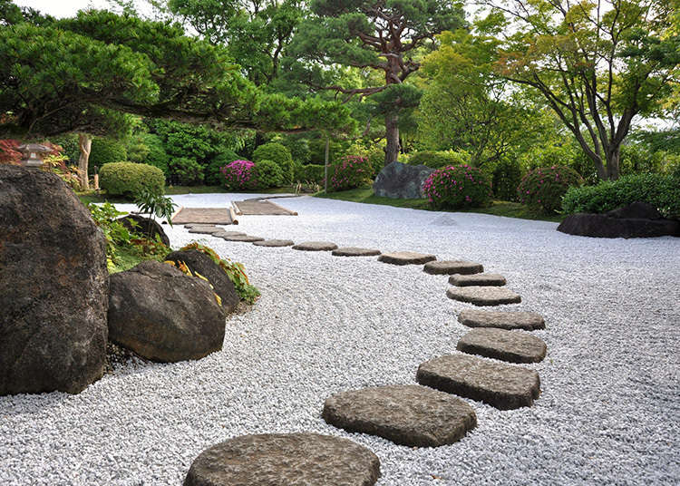 有日本庭園的美術館