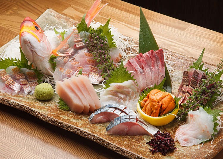 How we prepare to eat whe (korean style raw fish) and sashimi like a k, Sashimi