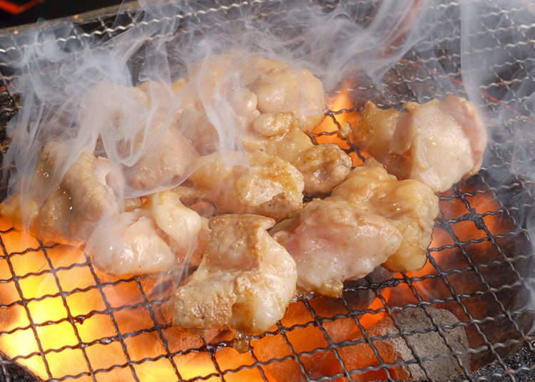 Eating Horumon