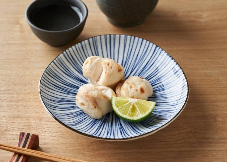 Fugu Shirako, slightly grilled (Image: PIXTA)