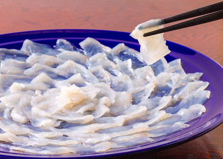 Sashimi ikan buntal