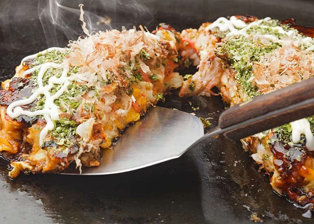 Okonomiyaki, Monjayaki and Takoyaki