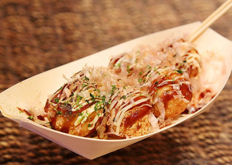 "Takoyaki" shaped like table-tennis balls