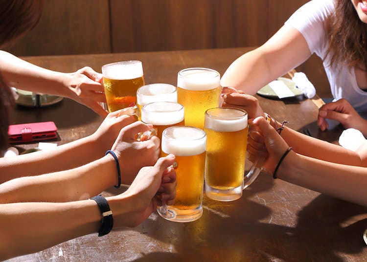 Drinks Served in an Izakaya
