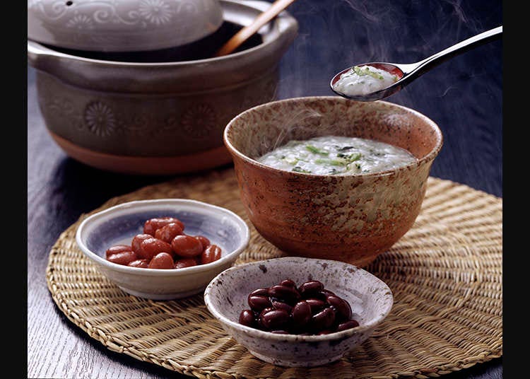 Okayu and zosui (rice porridge)