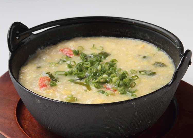 日式做法是要用雜炊來作為火鍋料理的結尾