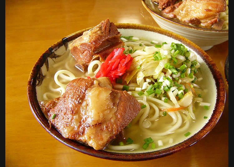 Makanan berasaskan daging dari Okinawa