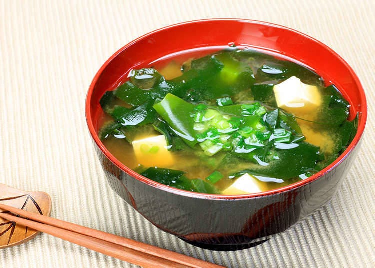 Miso soup and osuimono