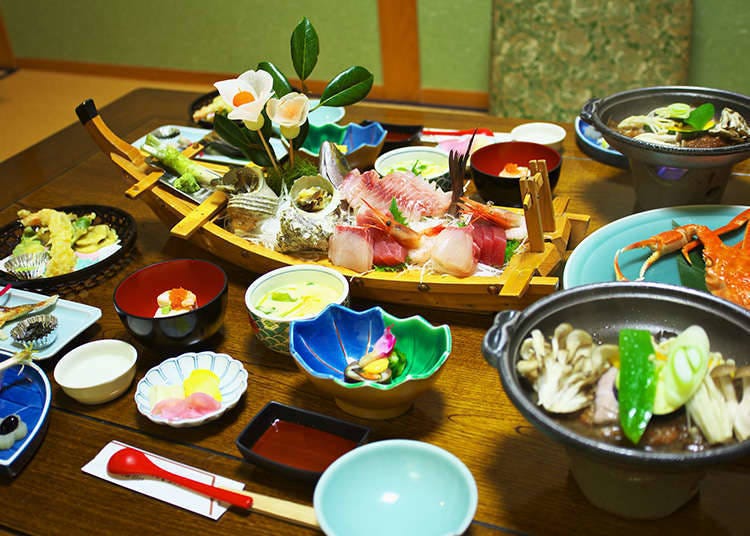 Meals and Bathing at a Ryokan