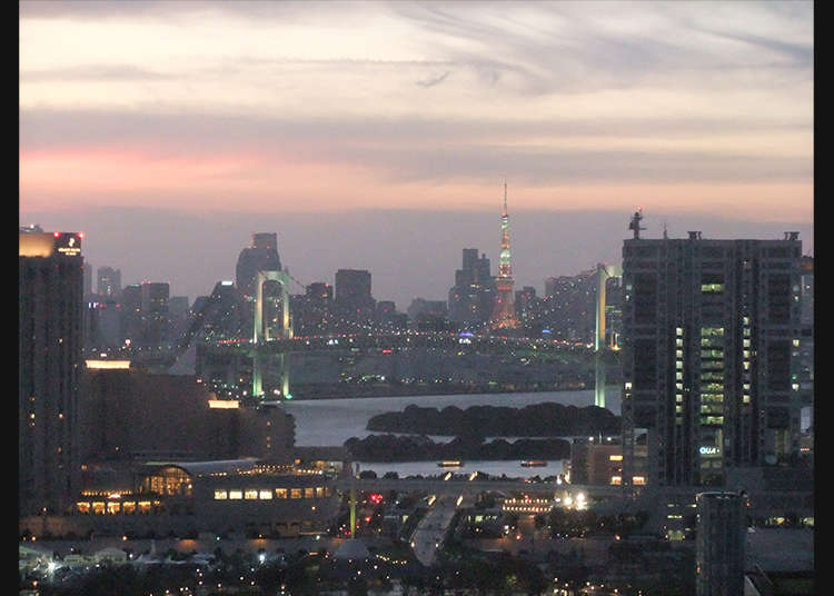 Tokyo dari Telecom Center Observatory