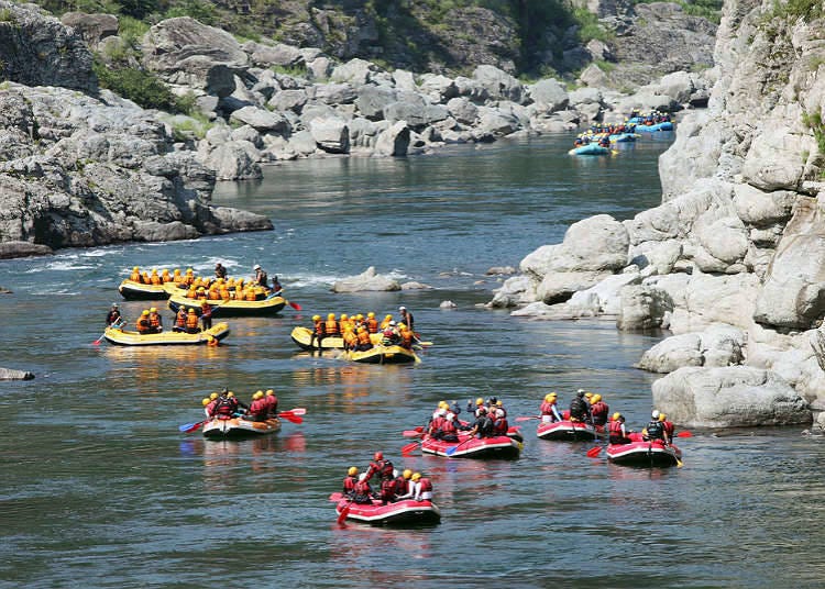 Nature sports in rivers