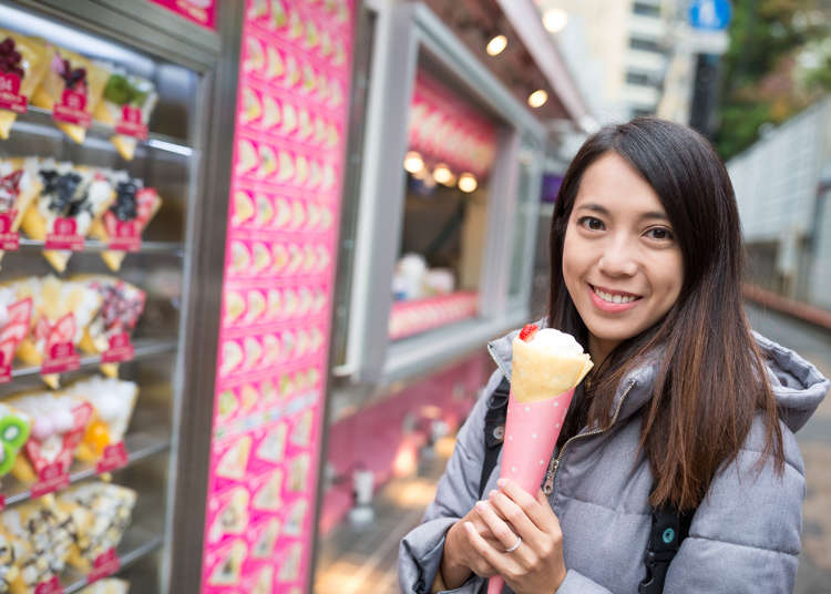 Japanese Crepes: Born in France, Revamped in Japan!