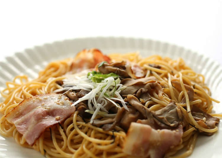 Unique Japanese pasta and spaghetti