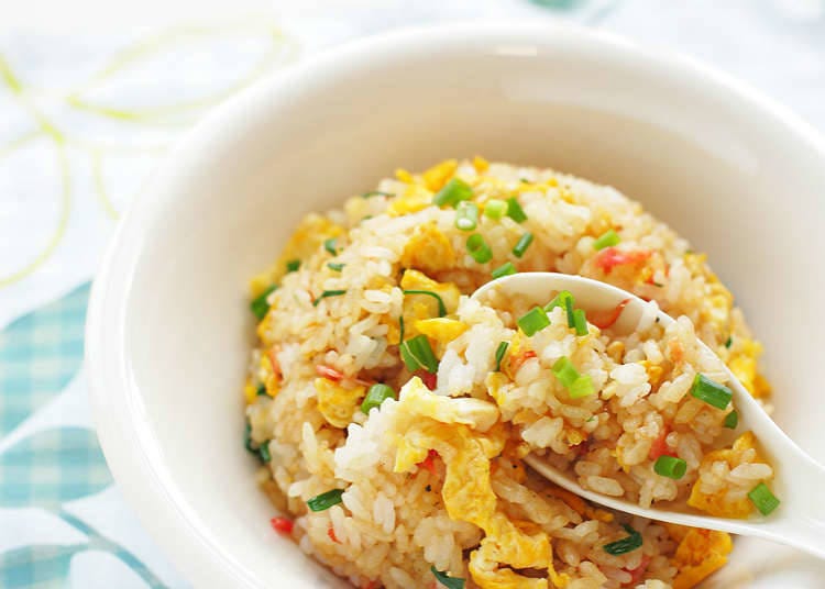 Types of fried rice and rice dishes