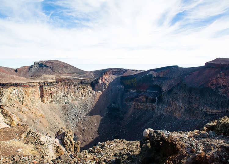 繞行山頂火山口