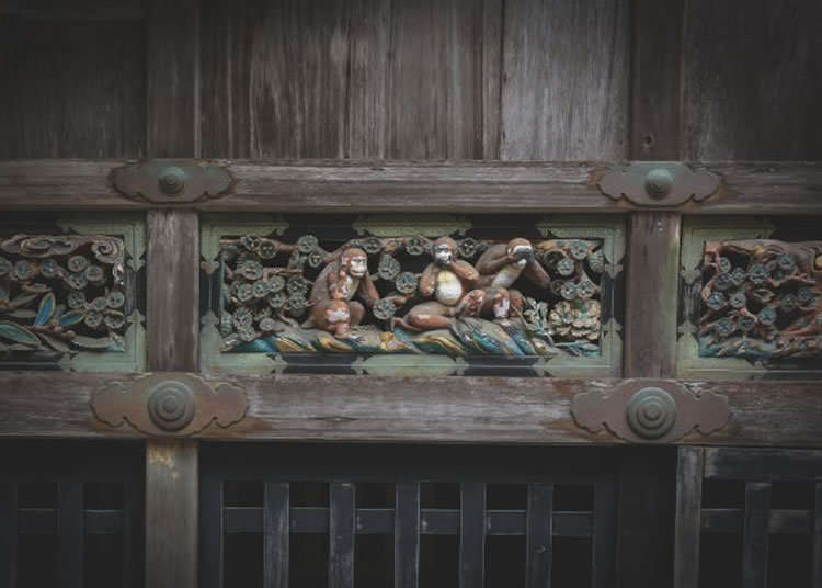 “三神库”和“三猿的雕刻”