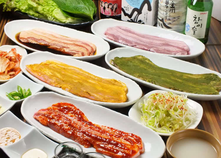 1. Chode: A Huge Variety of Samgyeopsal!