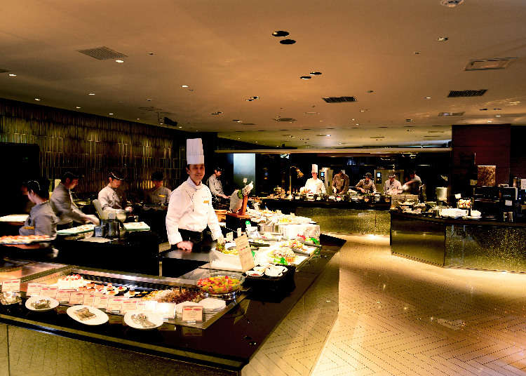 A Resort Hotel Buffet at Tokyo Bay