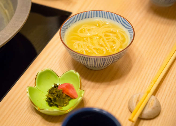 〆はちゃんぽん麺か卵雑炊をチョイス