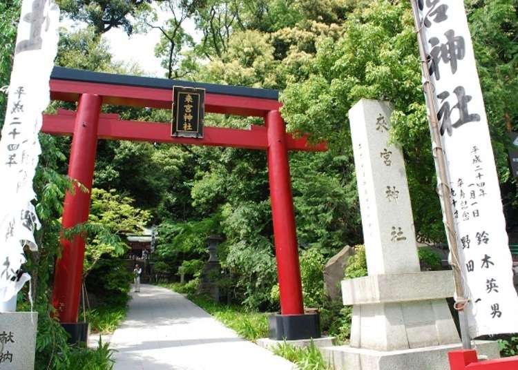 Spiritual places in Atami. A walking course around Kinomiya Shrine