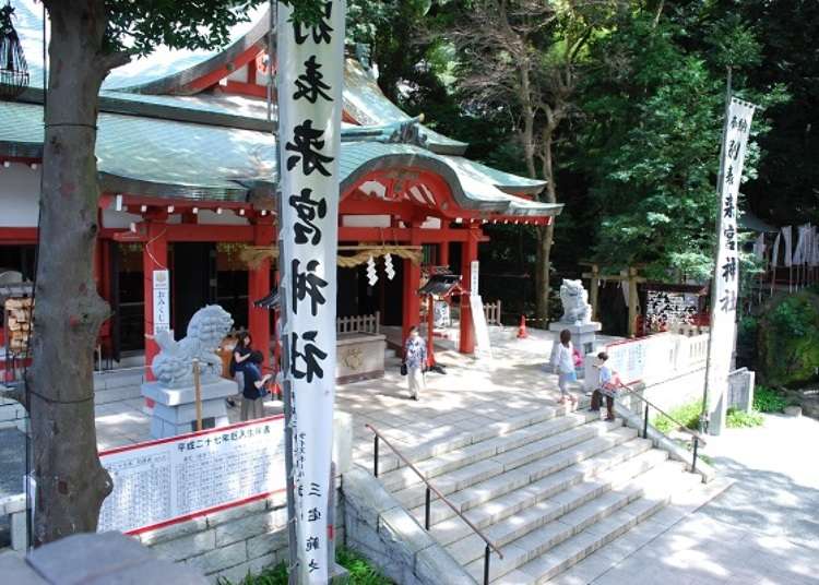 Kinomiya Shrine, which protects Atami