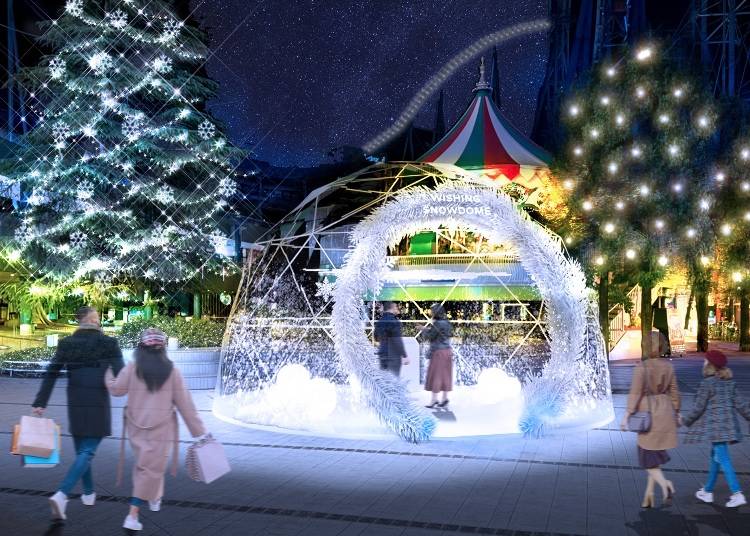 7. 冬期恒例のイルミネーション「東京ドームシティ ウィンターイルミネーション」
