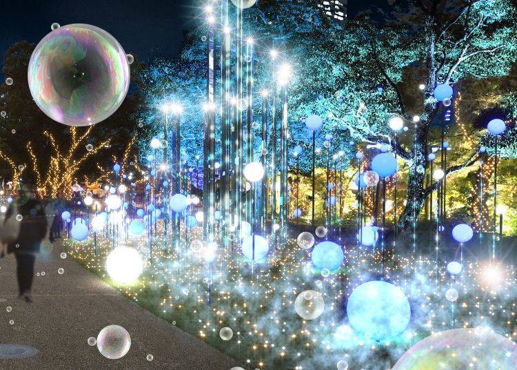 10. 六本木落日之後的夢幻美景「MIDTOWN CHRISTMAS 2024」
