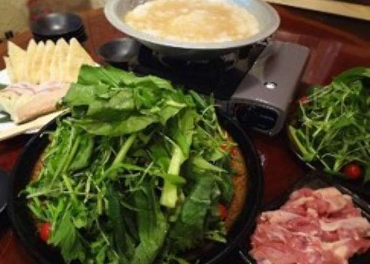 「草鍋」青菜・せり・パクチーをもしゃもしゃ食いまくる！