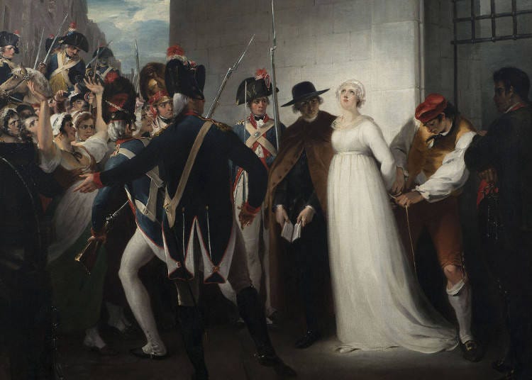 William Hamilton Marie Antoinette being taken to her Execution, 1794 ©Coll. Musée de la Révolution française/ Domaine de Vizille
